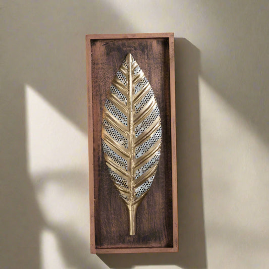Zoe Leaf Wall Decor 20*8