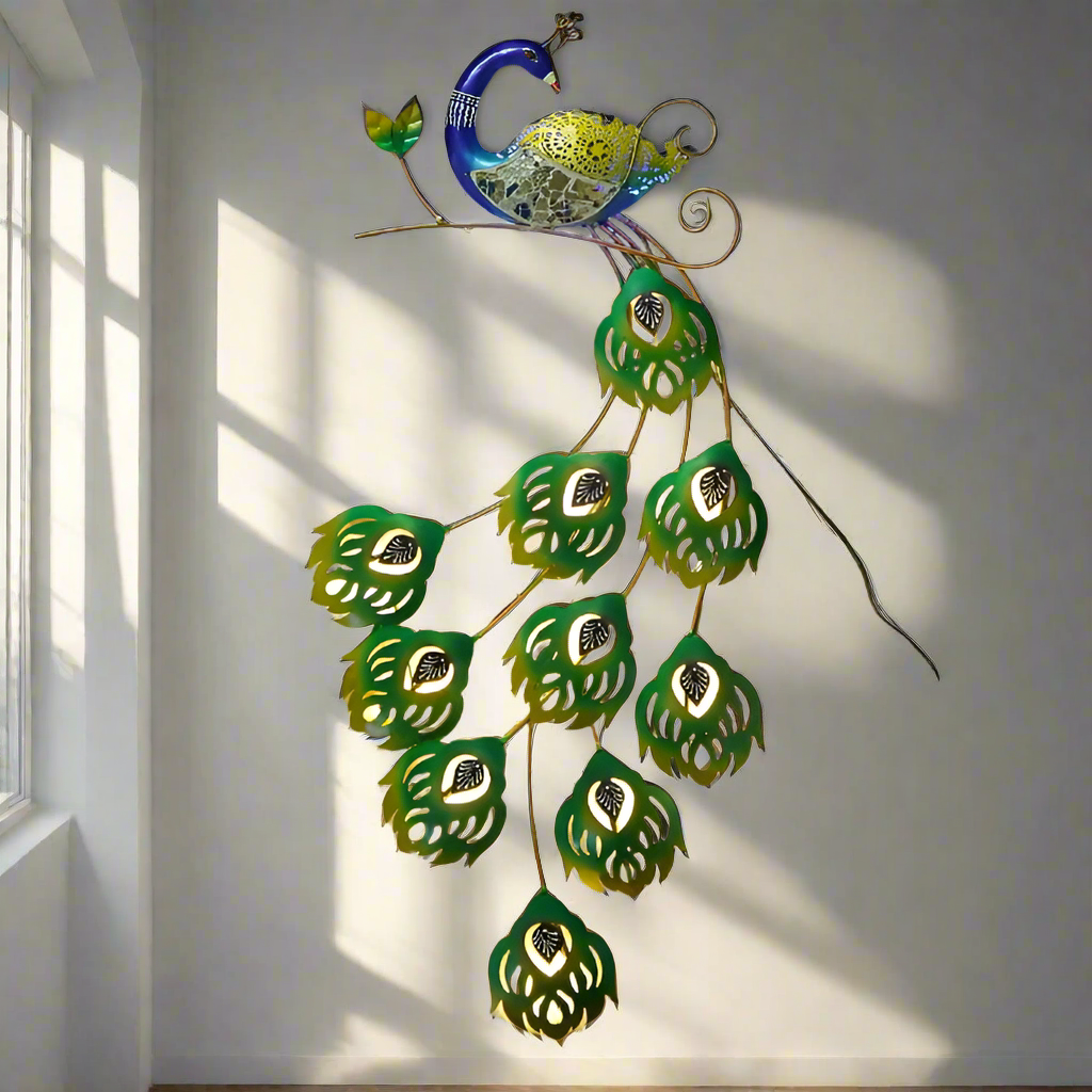 Peacock wall decor 13*31
