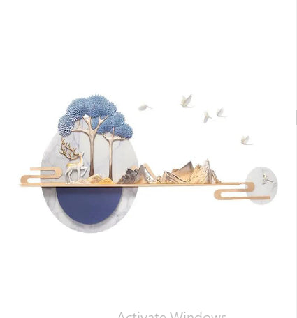 Wisdom Deer Wall Decor 61*3*28