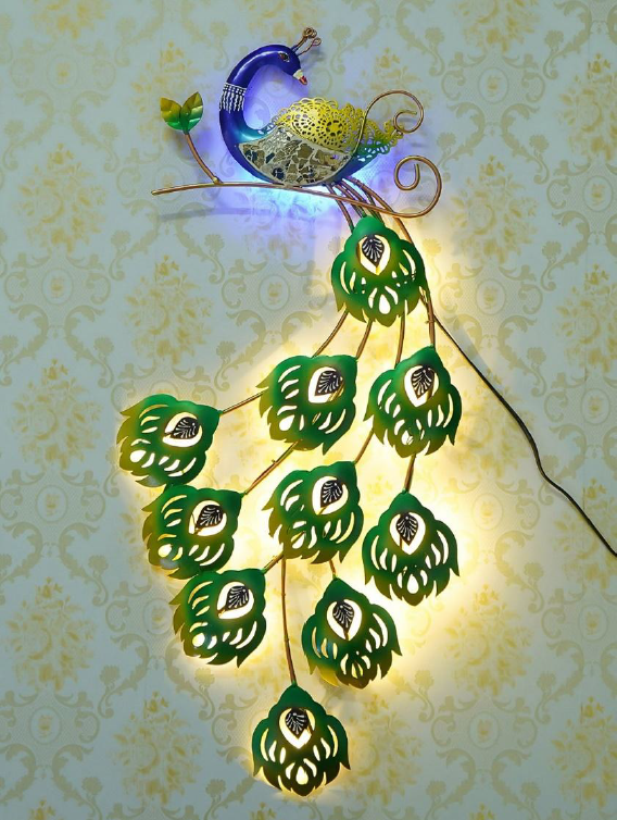 Peacock wall decor 13*31