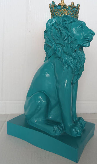 Blue Lion King Decor 6*8.5*15