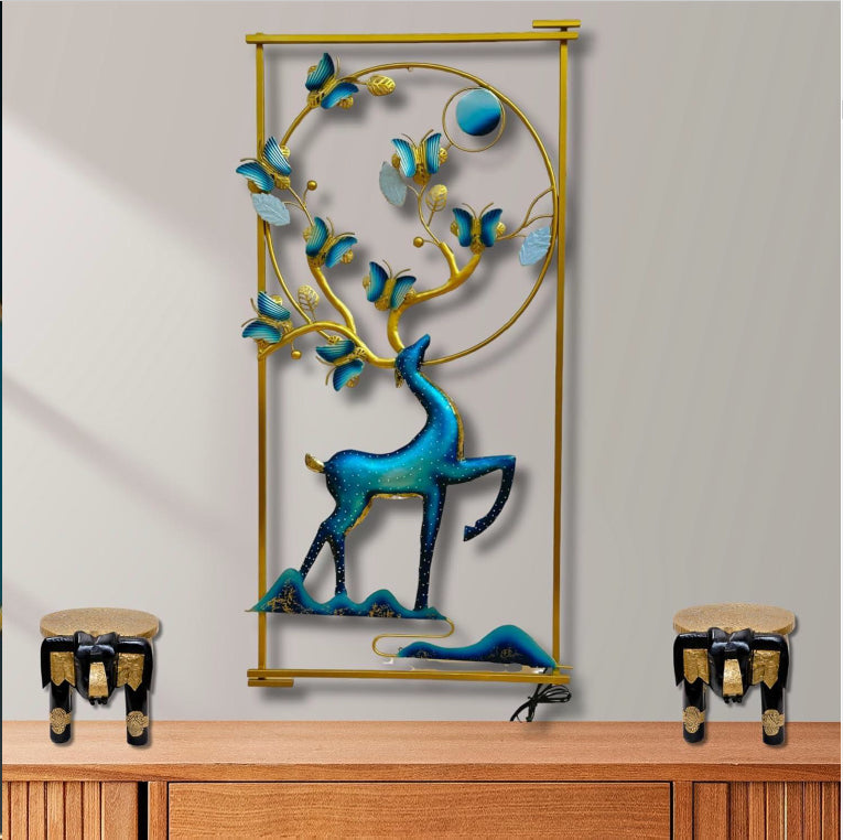 Reindeer Frame Wall Decor 48*24