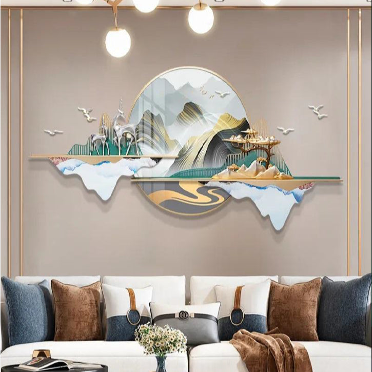 Chic Chat Deer Wall Decor 67*3*31