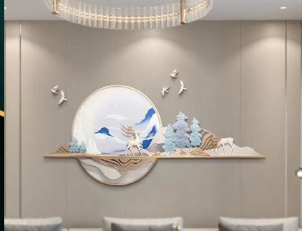 Couture Deer Wall Decor 62*2*11