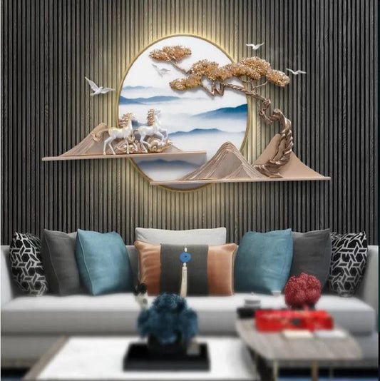 Enriching Deer Wall Decor 58*2*27