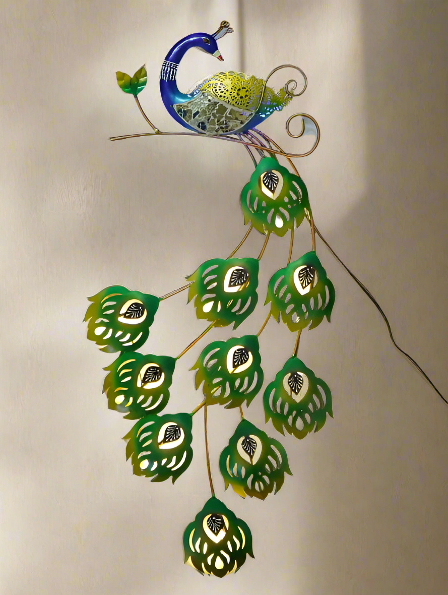 Peacock wall decor 13*31