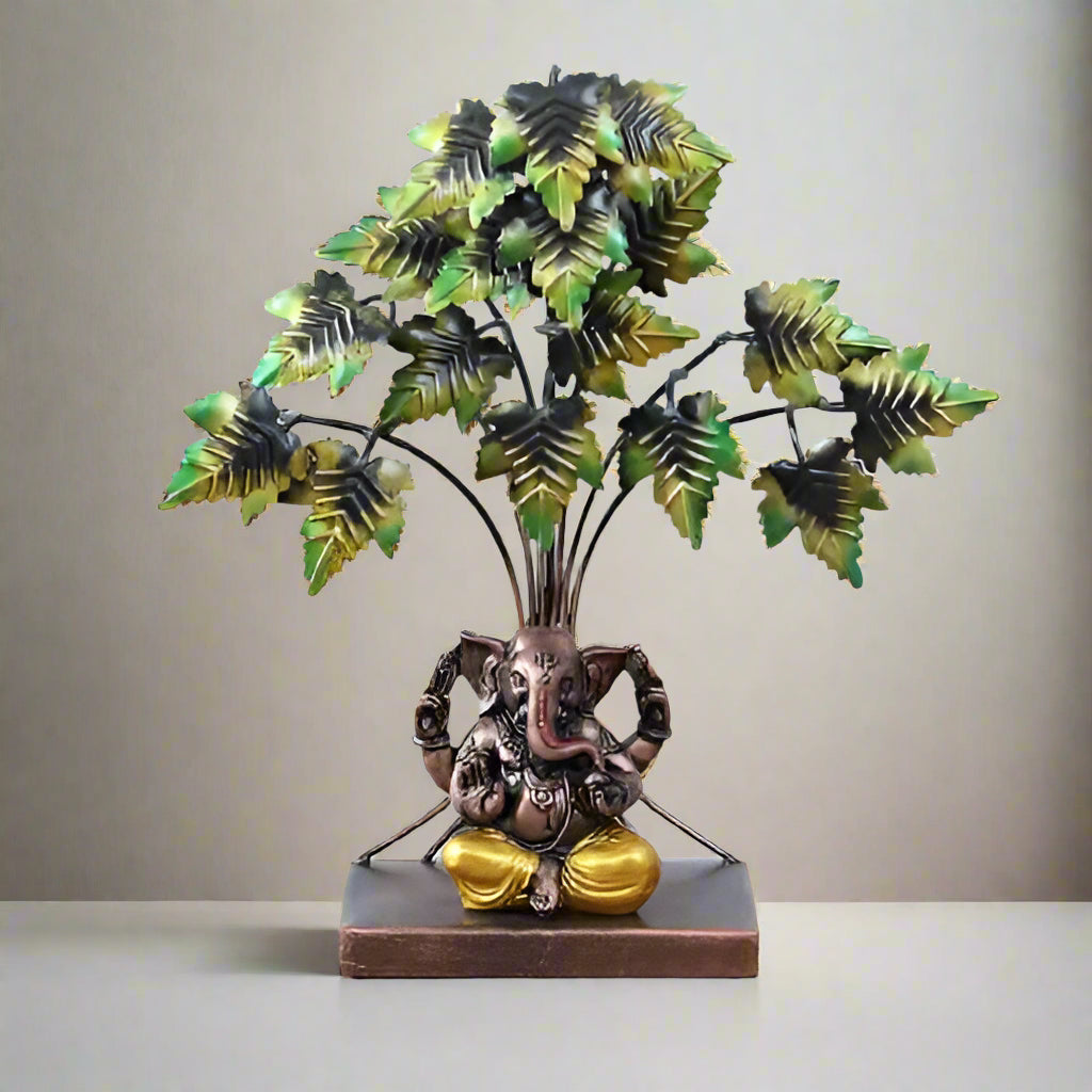 Ganesha Mapple Tree Table Decor 20*21