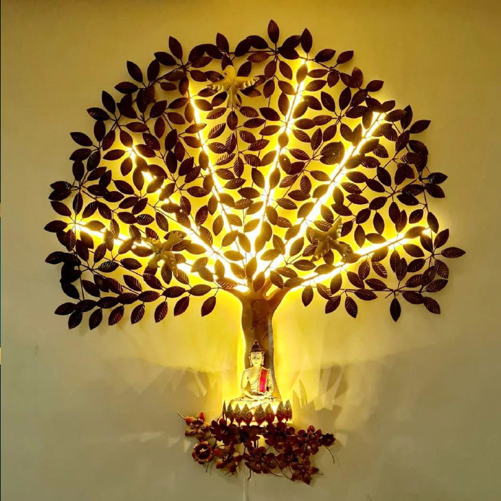 Buddha Life Tree Wall Decor 54*44