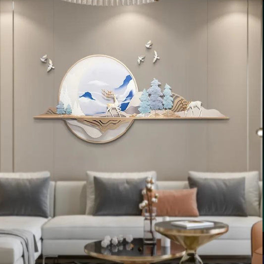 Couture Deer Wall Decor 62*2*11