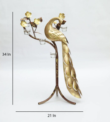 Peacock Standing table decor 36*20*20