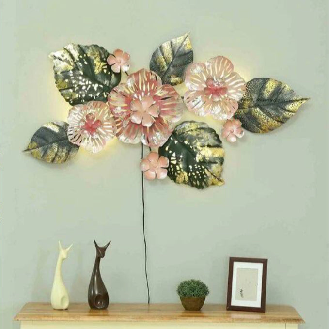 Pink Torando Flower Wall Decor 47*2*24