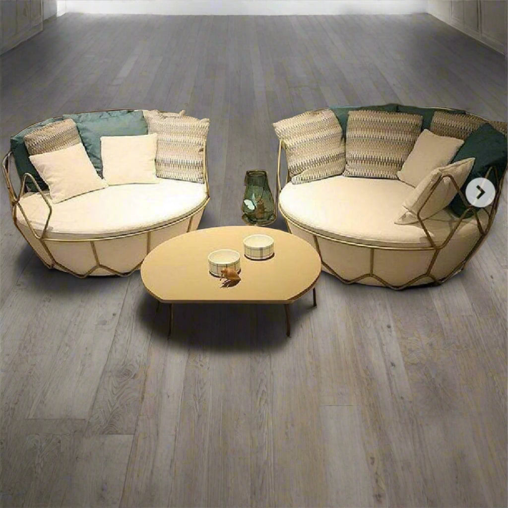 High Quality Metal Sofa Set 48x48 with Mattress and Cushions