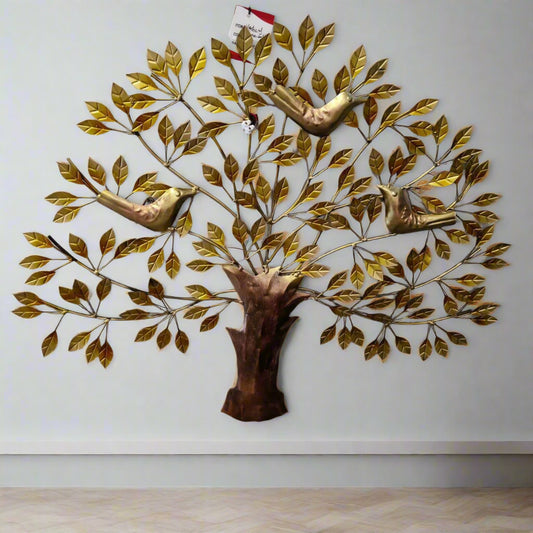 Metal Tree with Birds 28*28-V Home Decor
