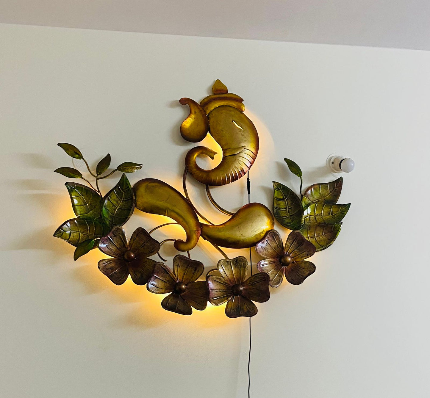 Ganesha flower 36*37-V Home Decor