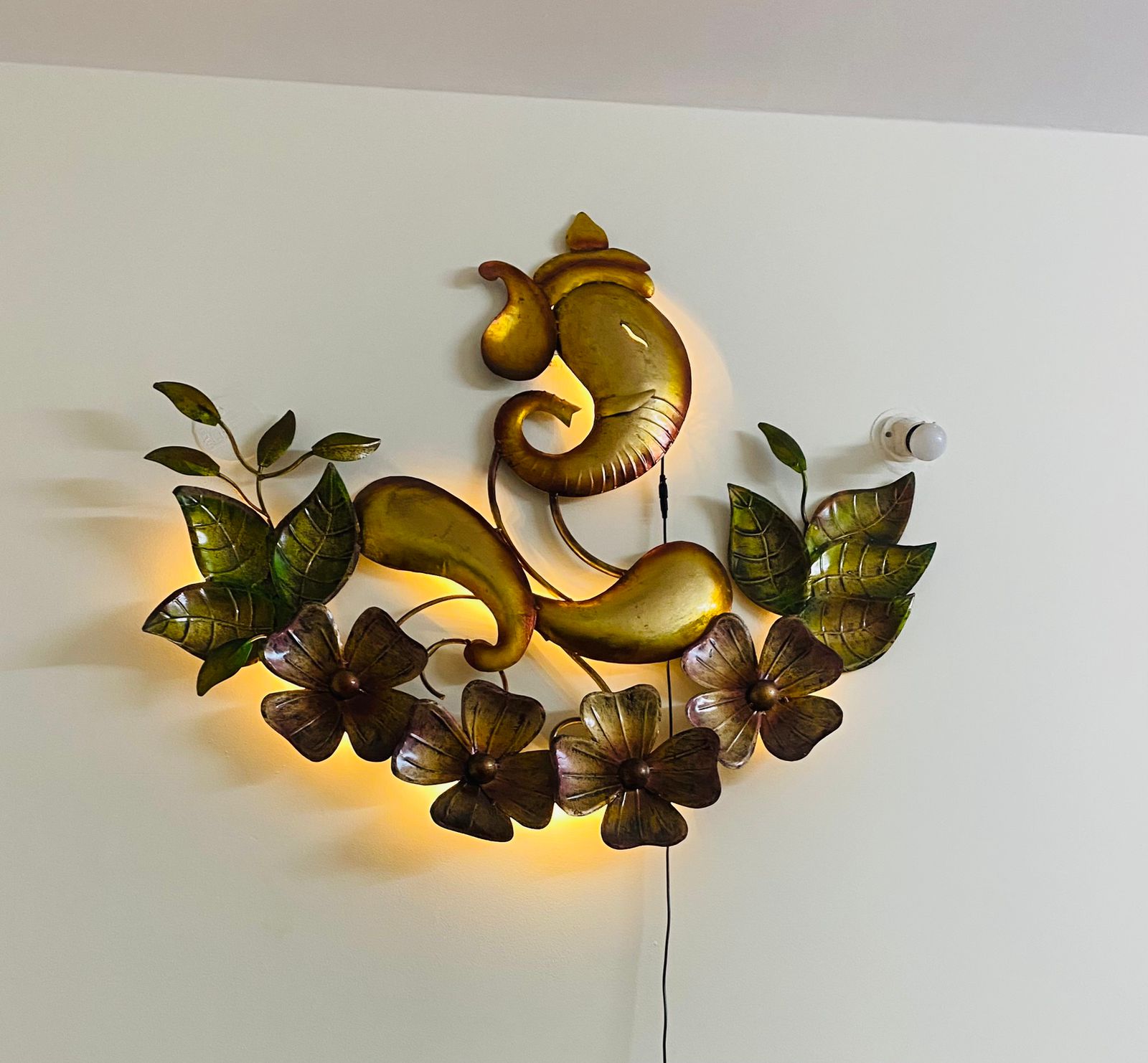 Ganesha flower 36*37-V Home Decor