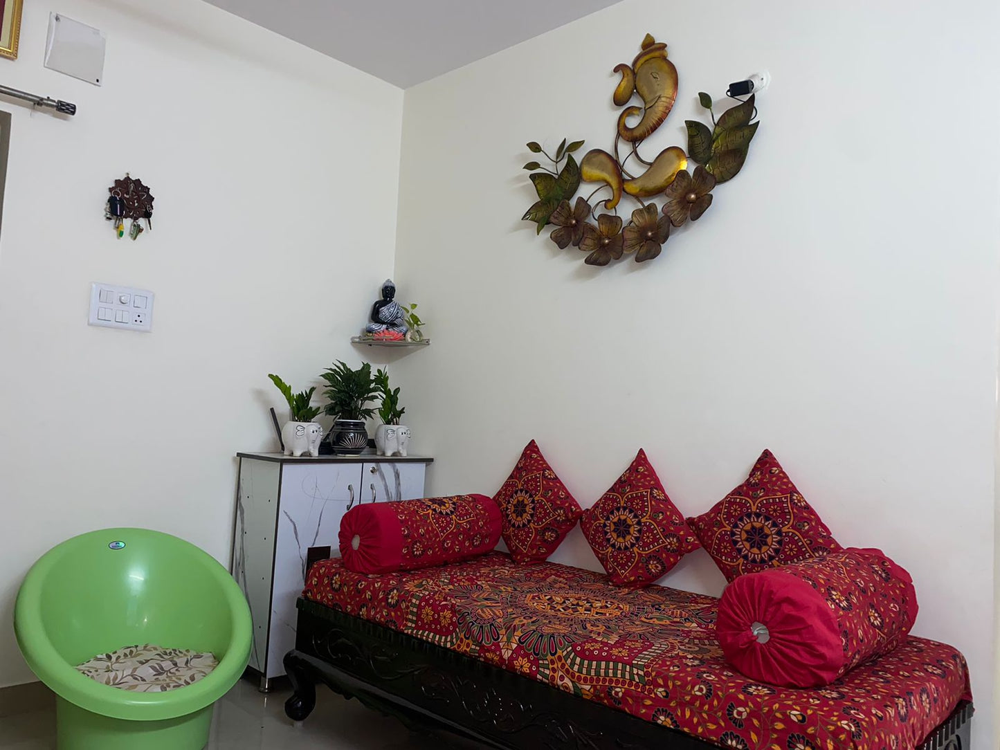 Ganesha flower 36*37-V Home Decor