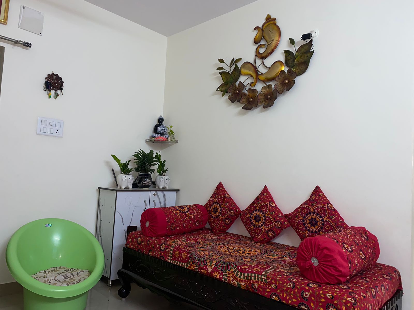 Ganesha flower 36*37-V Home Decor