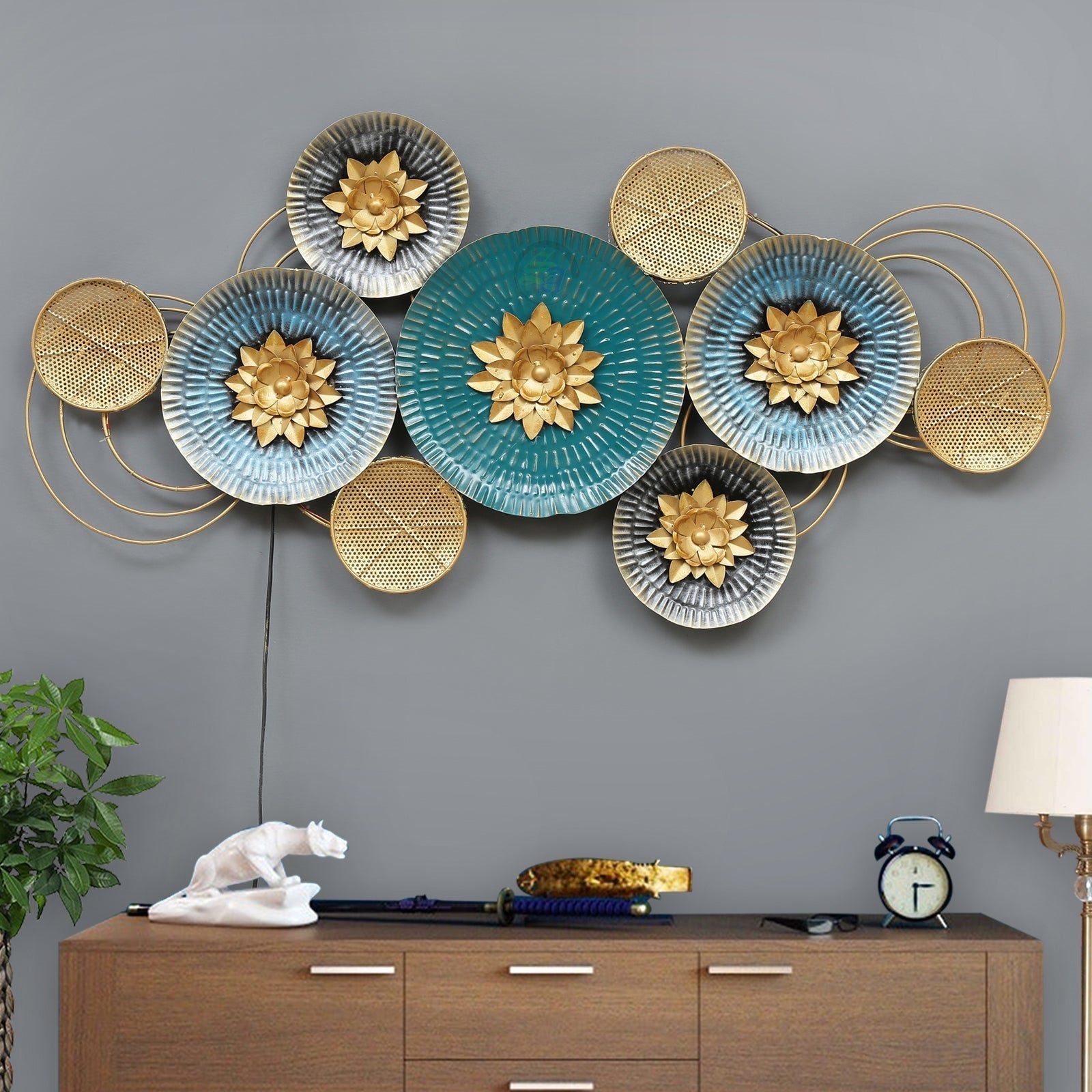 Plates Wall Decor 47*2*20-V Home Decor