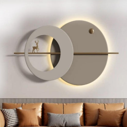 Centre Deer Wall Decor 39*3*20