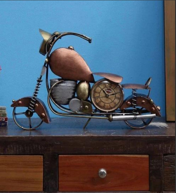 Bike Table Clock 20*13