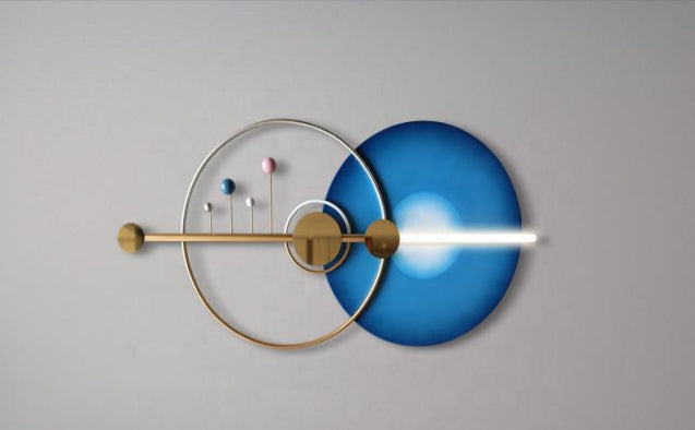 Blue Bamboo Wall Decor 48*3*27