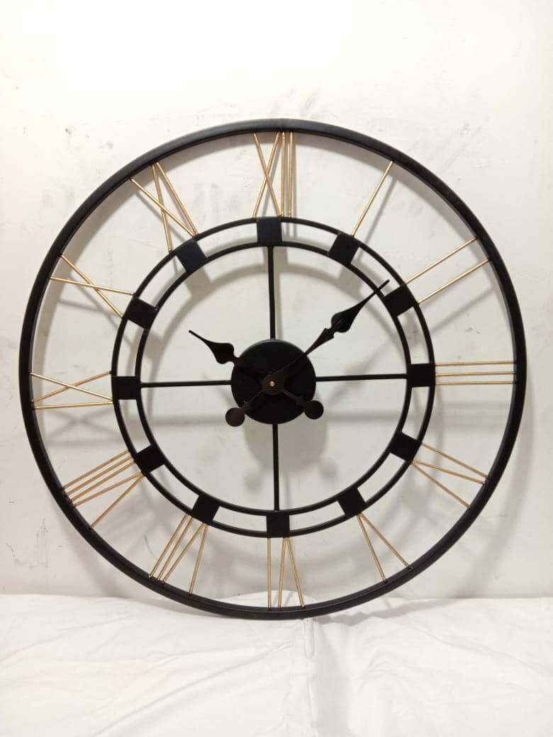Black Roman Clock 30-V Home Decor