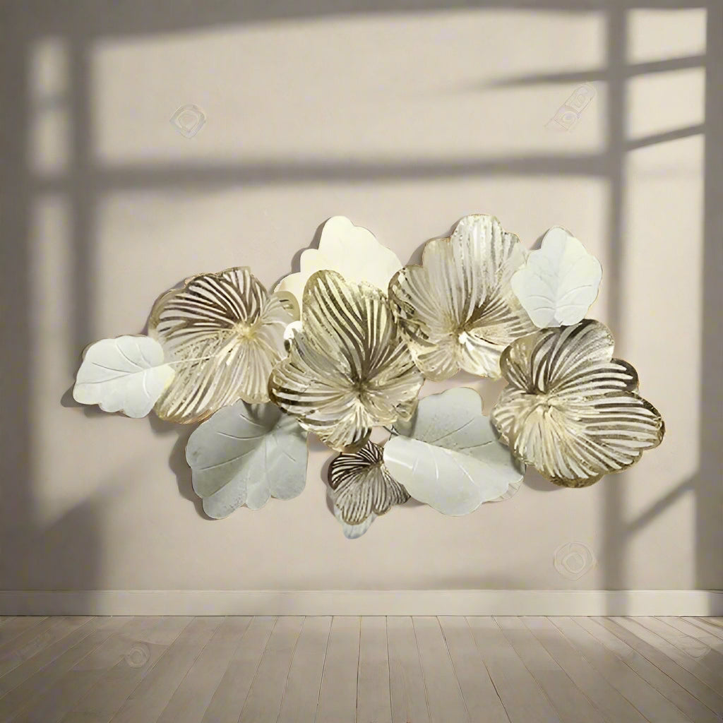 White Flower 48*24-V Home Decor