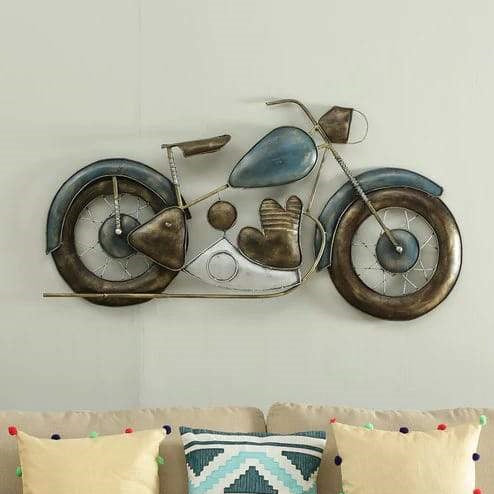 Blue Bike Wall Decor 60*34-V Home Decor