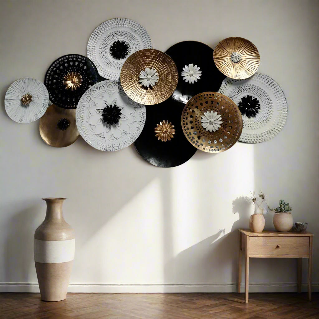 Circle metal wall decor 48*28-V Home Decor