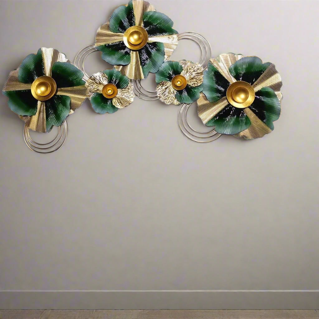 Flower rings wall decor 48*24-V Home Decor