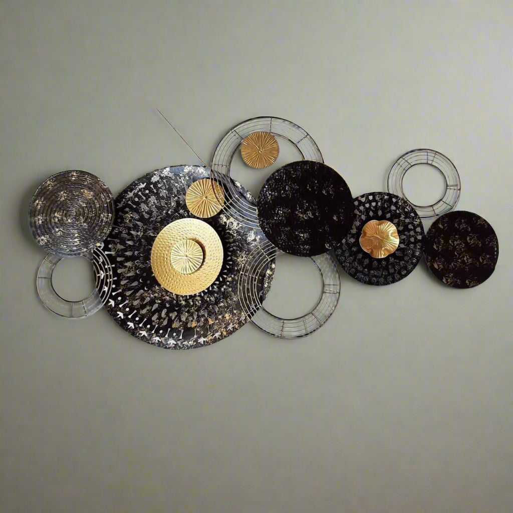 Multi circles ring wall decor 48*24-V Home Decor