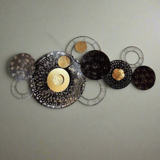 Multi circles ring wall decor 48*24-V Home Decor