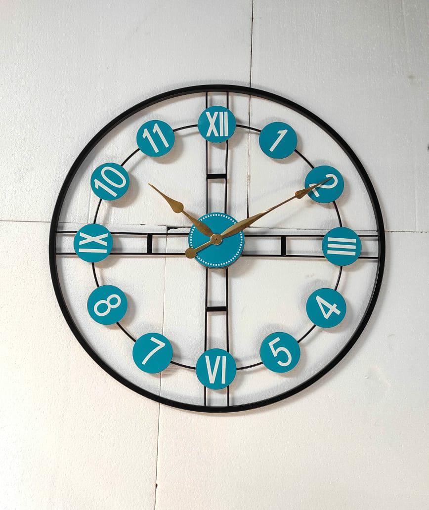 Blue roman clock 24-V Home Decor