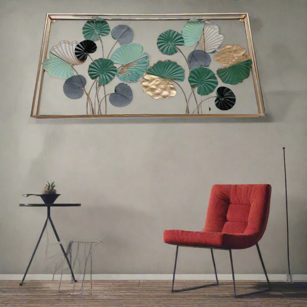 Double Frame Ginkgo 48*24-V Home Decor