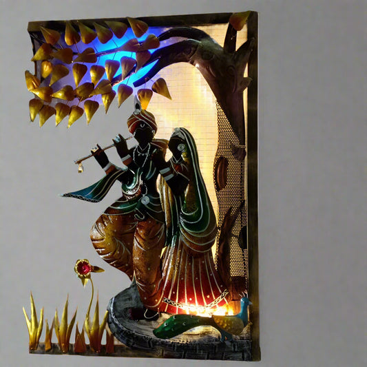 Radha Krishna Under Tree 21*31-V Home Decor