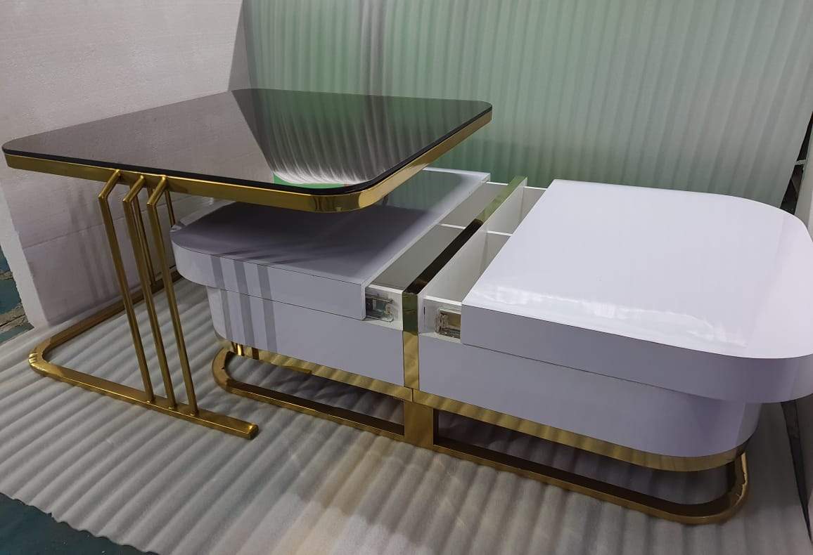 Stainless Steel Table with Storage 40*27*12-V Home Decor