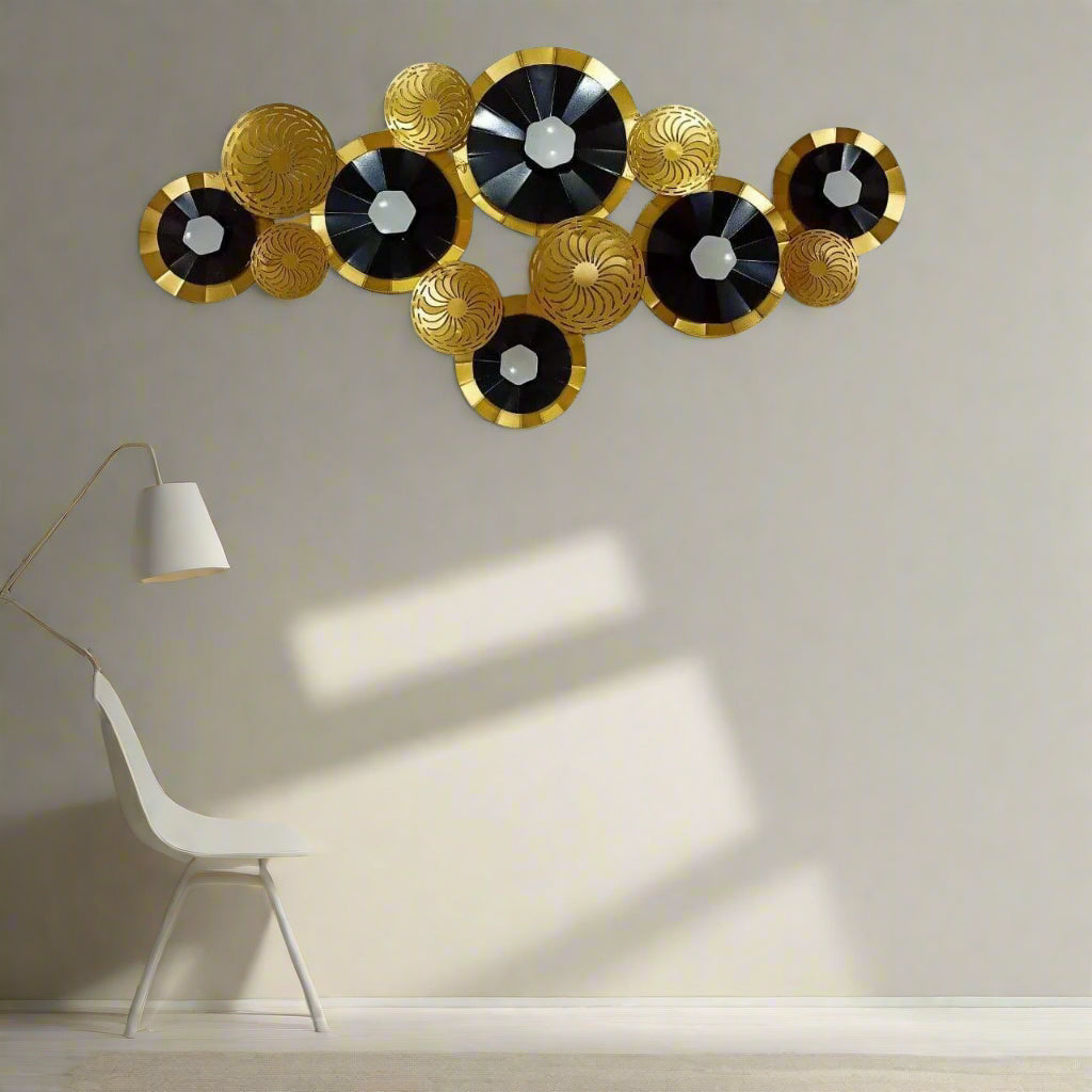Golden Color Wheels 48*24-V Home Decor
