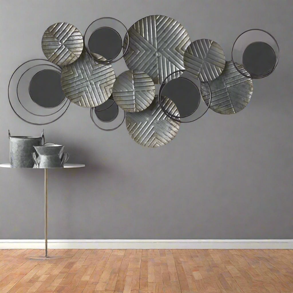 Galvanized Metal Plates Wall Decor 48*25-V Home Decor