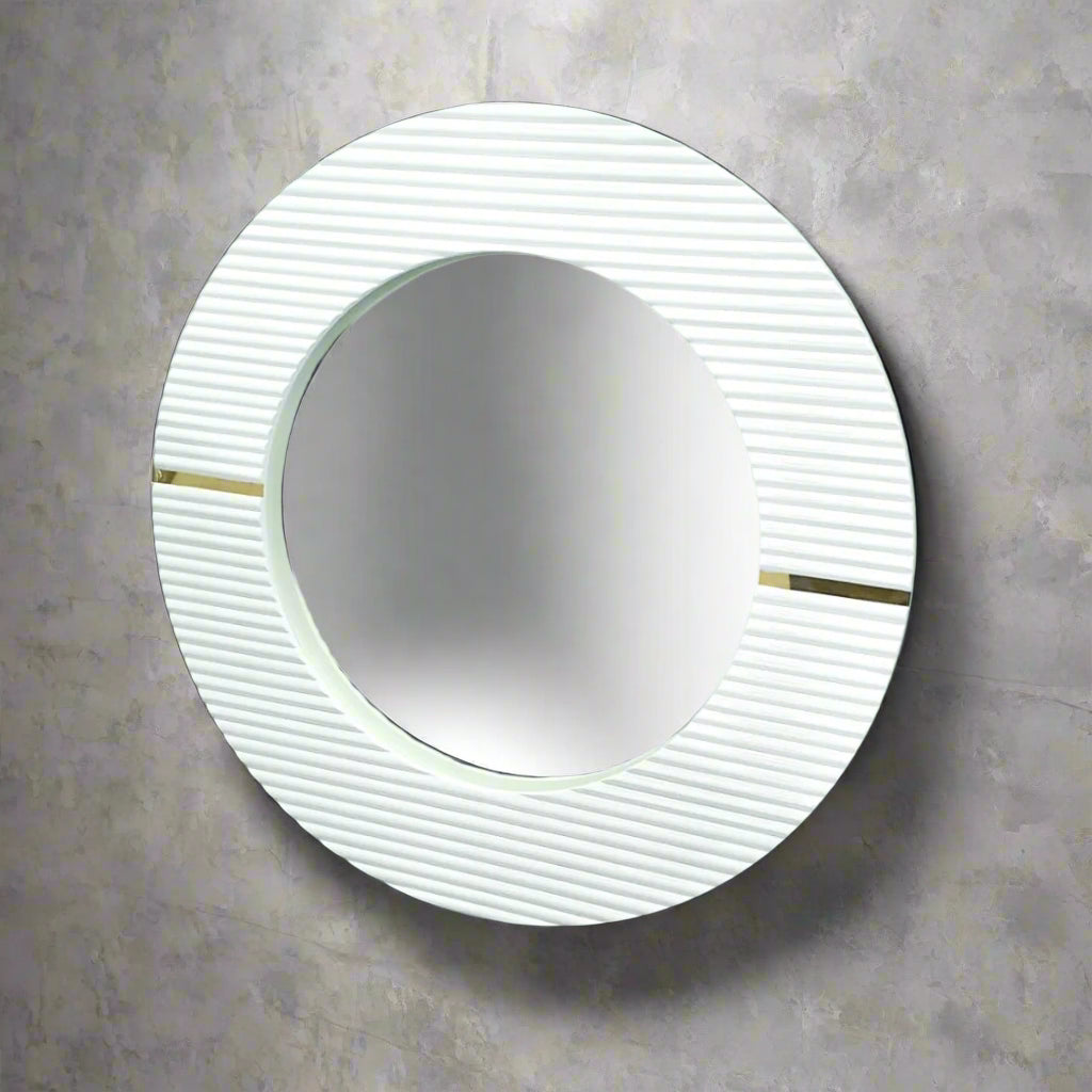 White Mirror 24*24-V Home Decor