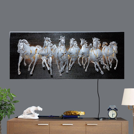 Silver Horse Panel 20*3*48-V Home Decor