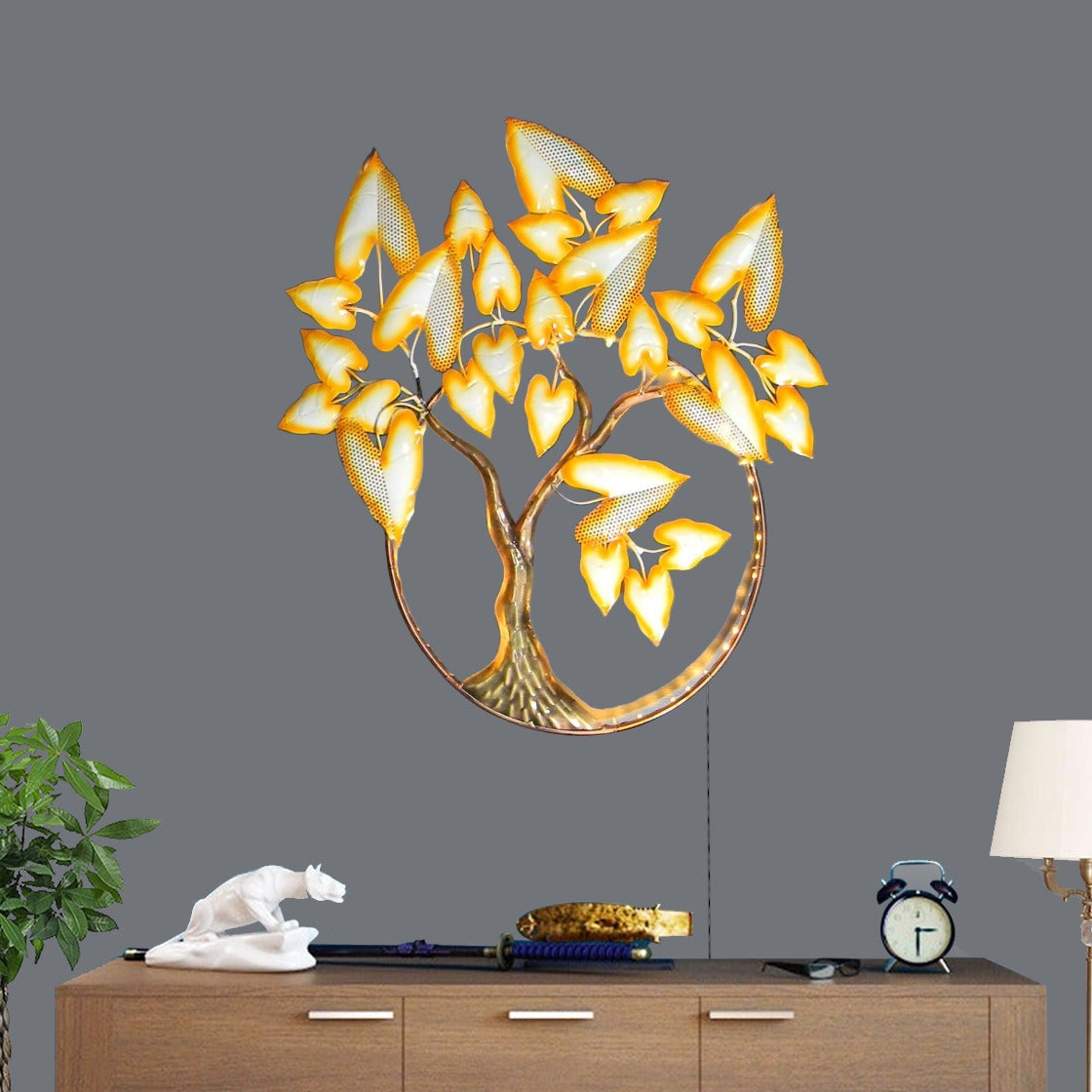 Beautiful Golden Tree Wall Decor 30*2*28-V Home Decor