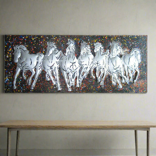 Metal Horse Frame Wall Decor 20*3*48-V Home Decor