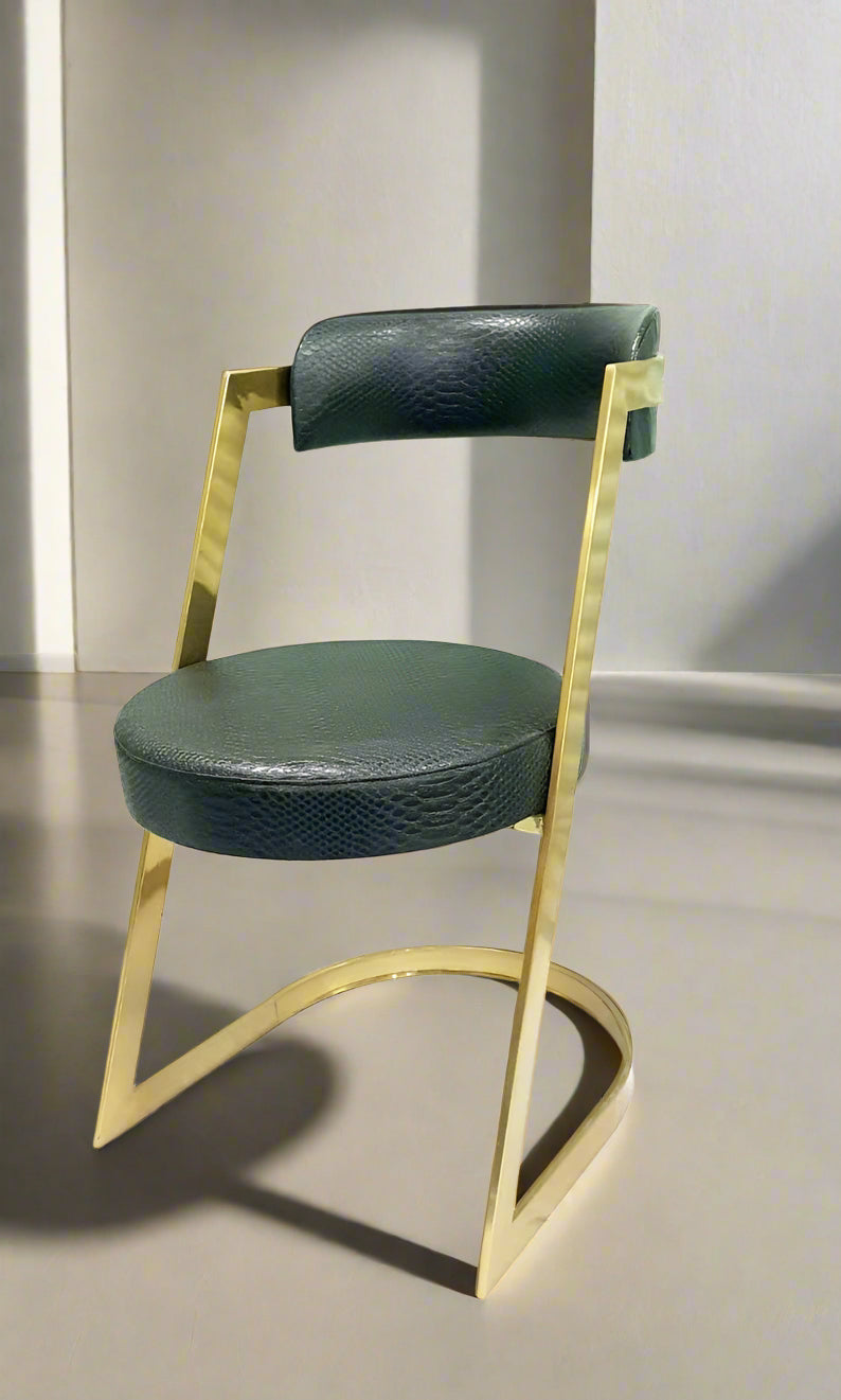 Stainless Steel Black Chair 30*18*18