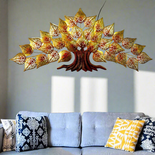 Good Luck Tree Golden 19*3*40-V Home Decor