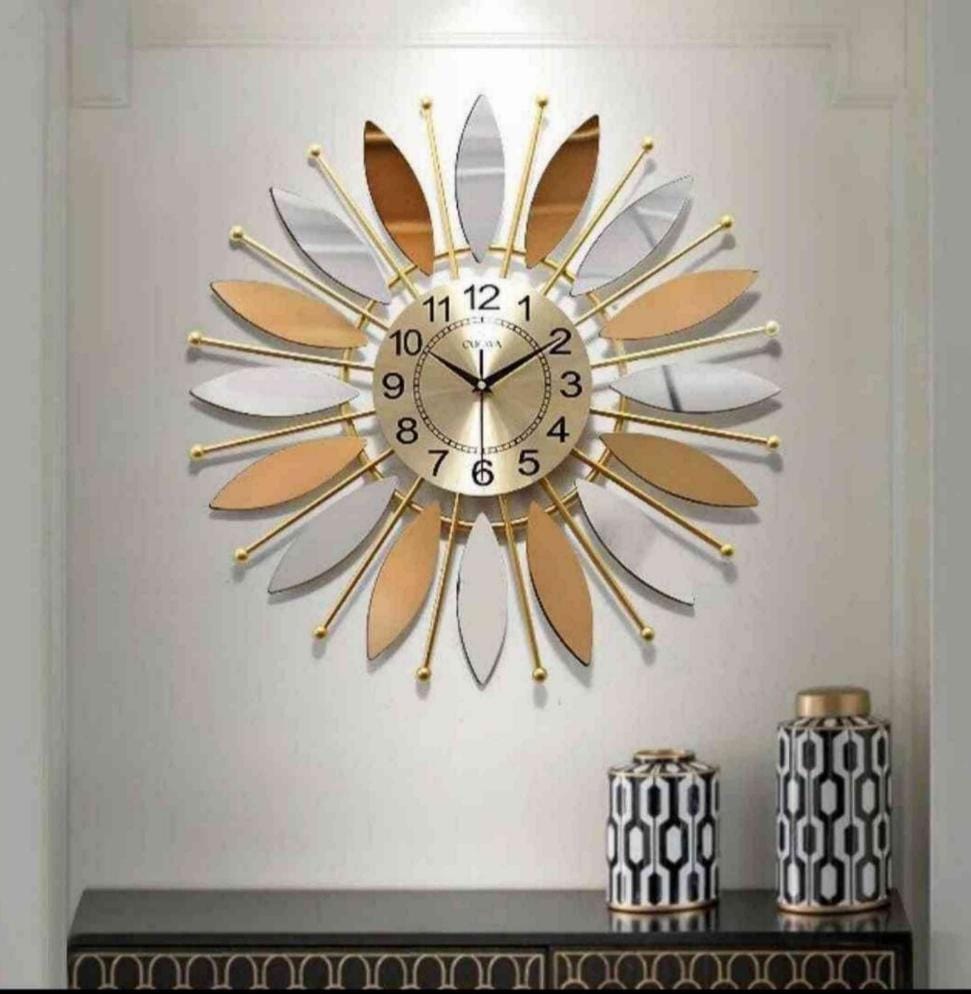 Mirror Clock 28*28-V Home Decor