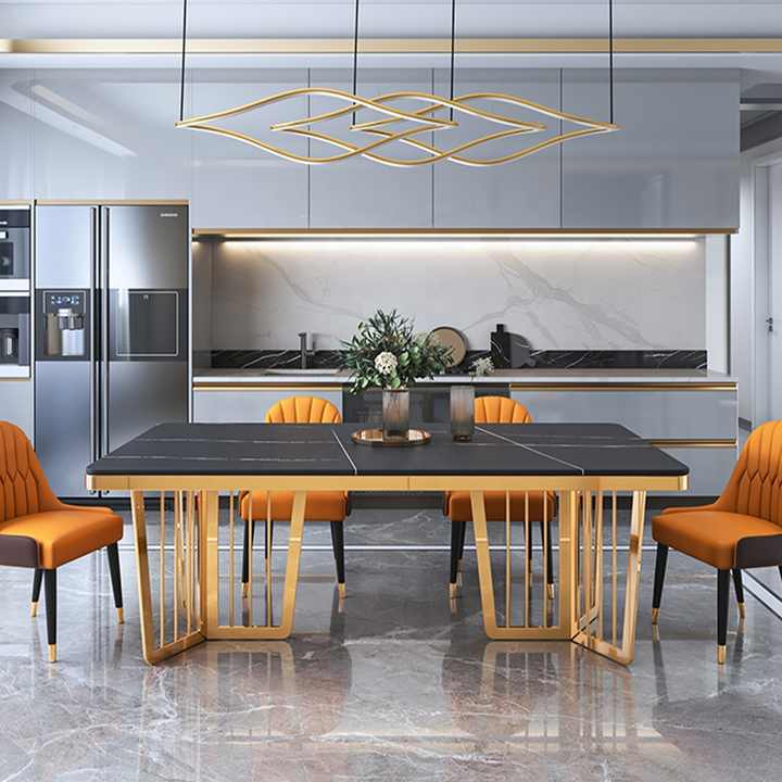 Dining Table With 6 Chairs 60*30*30-V Home Decor