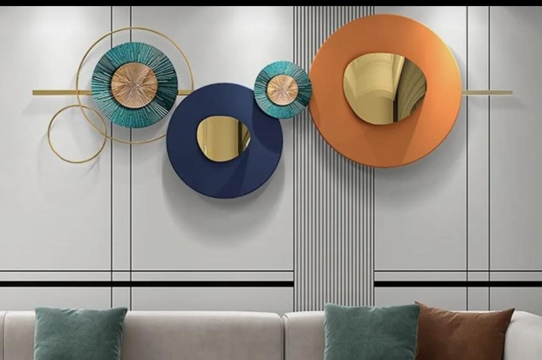 Multi Circle Plates 22*48-V Home Decor