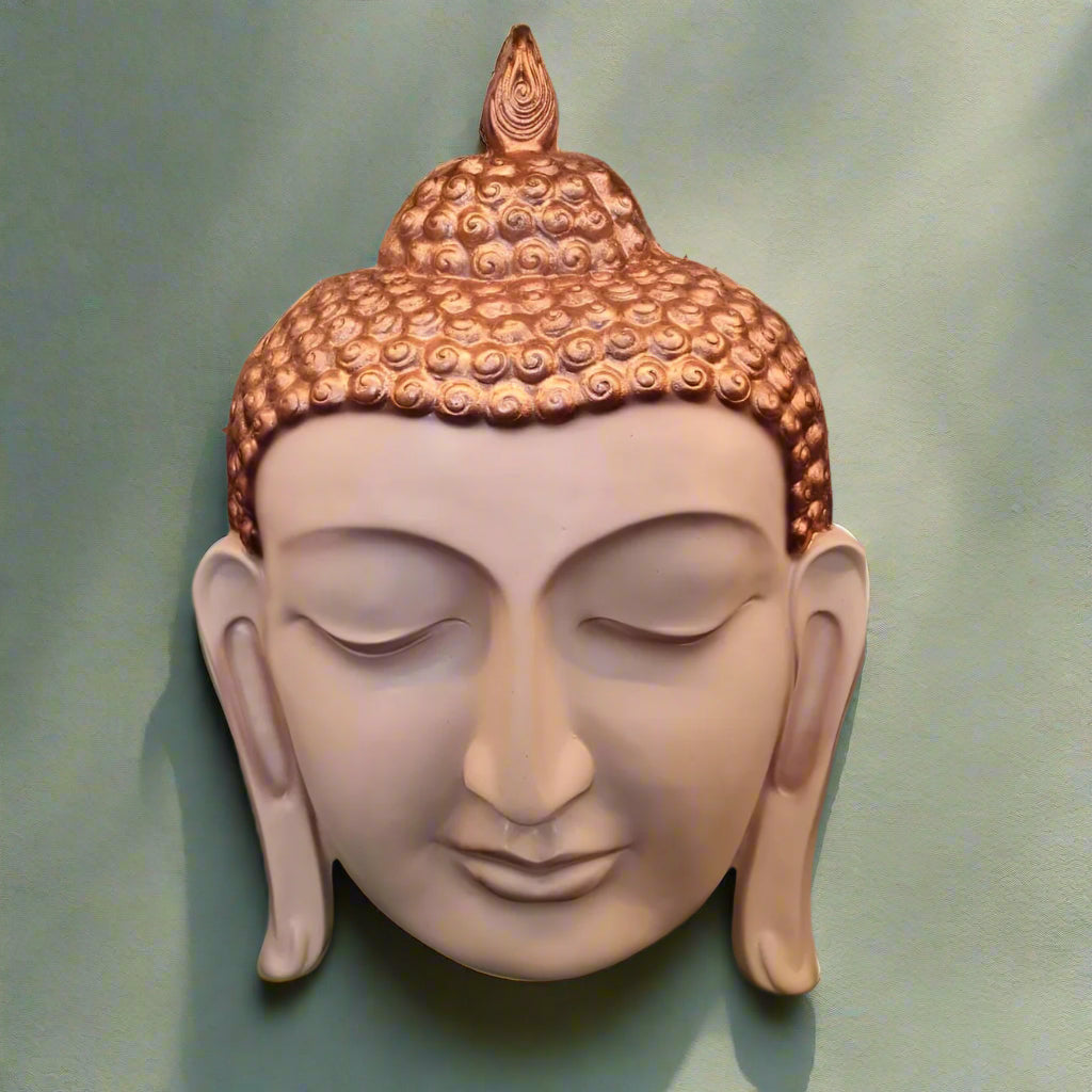 Fiber Buddha Face 36*36*6*2-V Home Decor