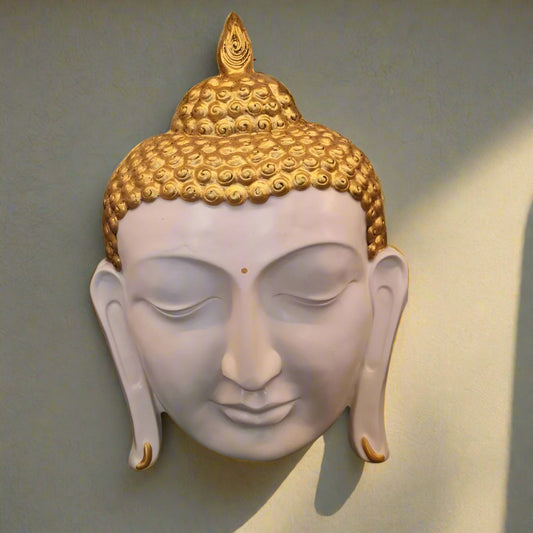 Fiber Buddha Face 36*36*6*3-V Home Decor