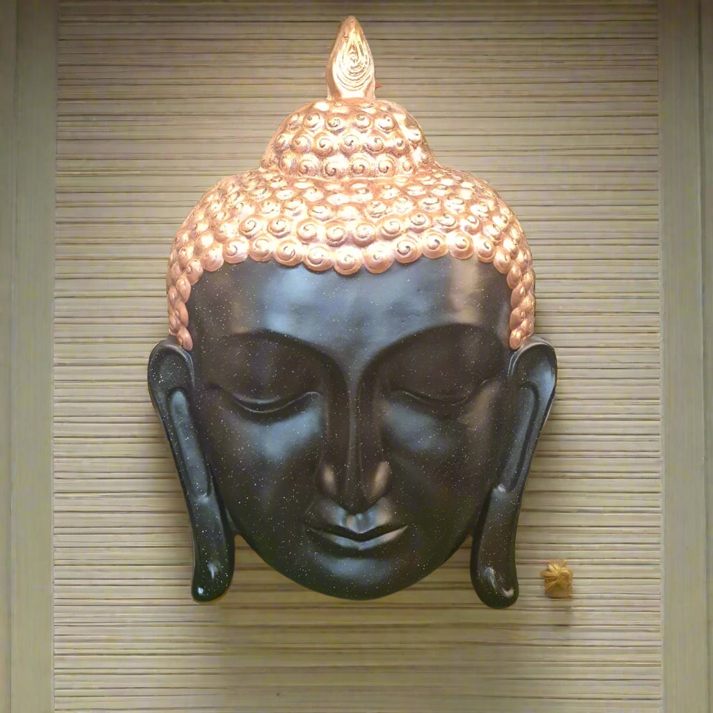 Fiber Buddha Face 36*36*6*1-V Home Decor